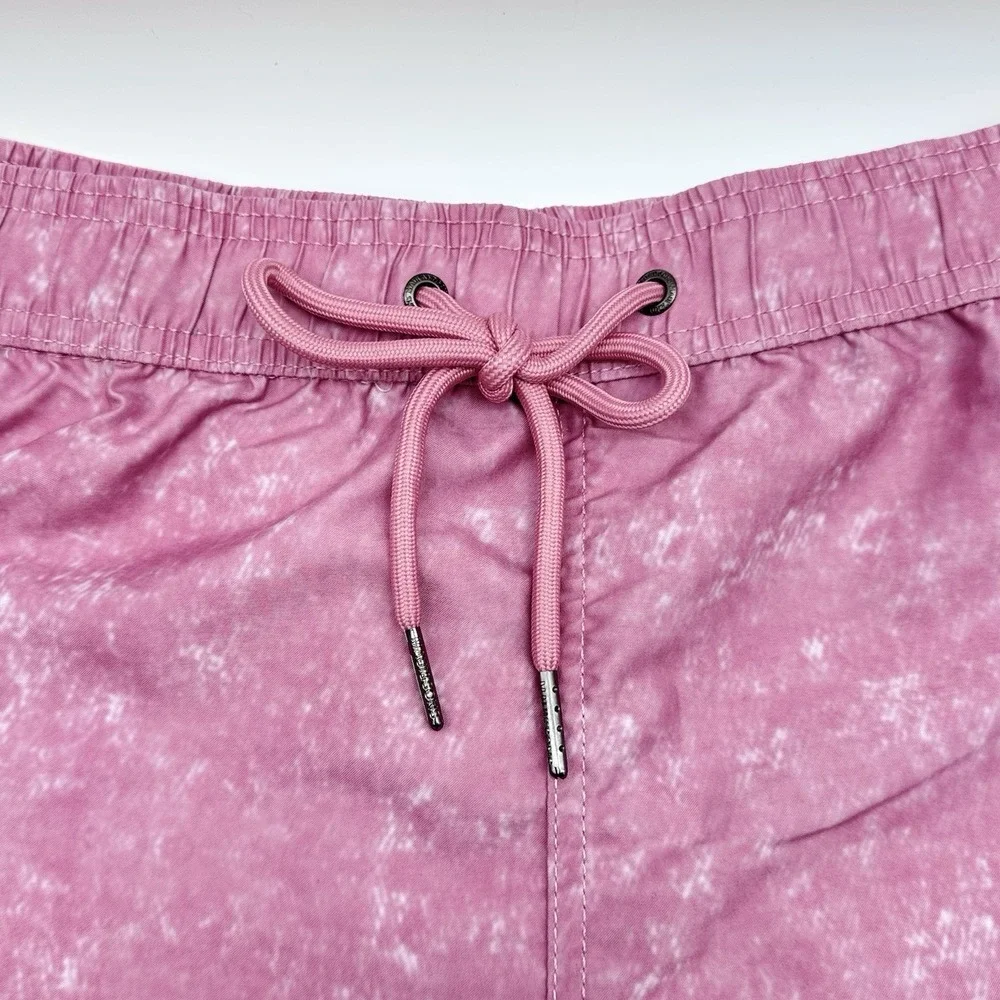 Maui & Sons Swim Short Mens Small, Color Rose, MSRP $50